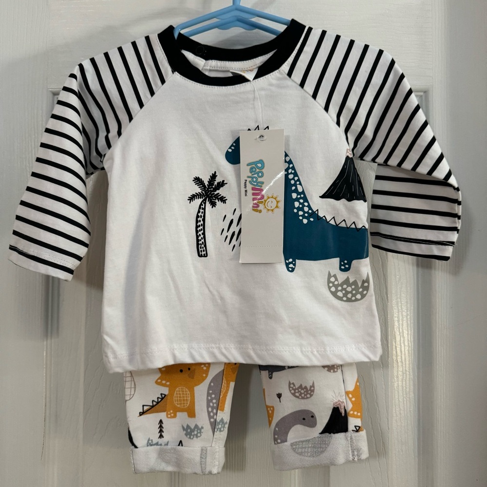 NWT Peppy Mini Baby Boy Long Sleeve Outfit